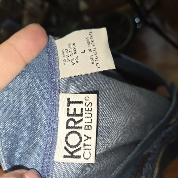 Koret City Blues Denim Vest - Picture 3 of 3